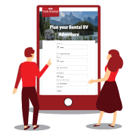 Booking your RV rental near Brampton online is easy and convenient