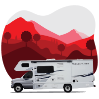 RV Rental in Langley with campers, vans and class c motorhomes