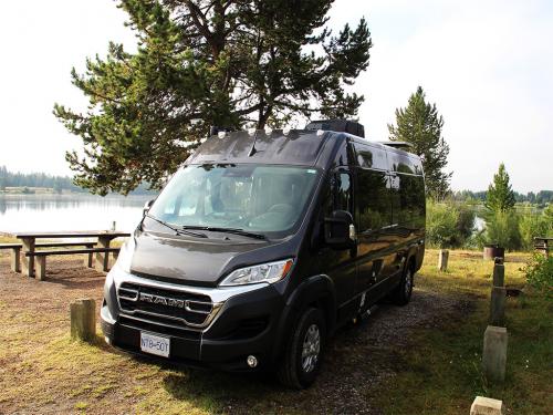 Four Seasons RV Rentals - Van Conversion | Scenic in Campground